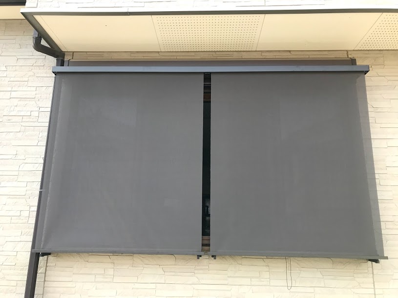 幸手市 窓 シェード リクシル 幸手市の玄関リフォーム 窓リフォームは益山商事 五霞町